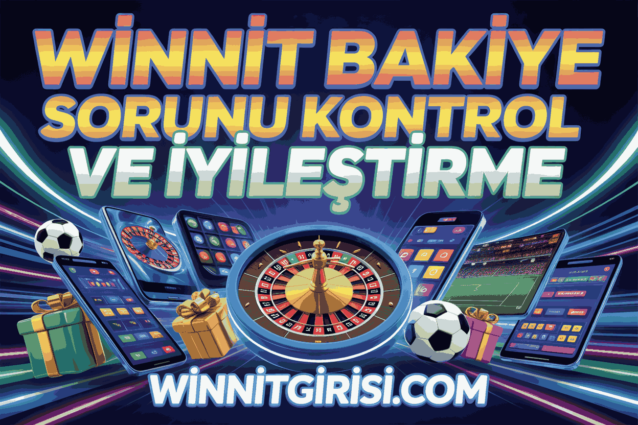 Winnit Bakiye Sorunu Kontrol ve İyileştirme